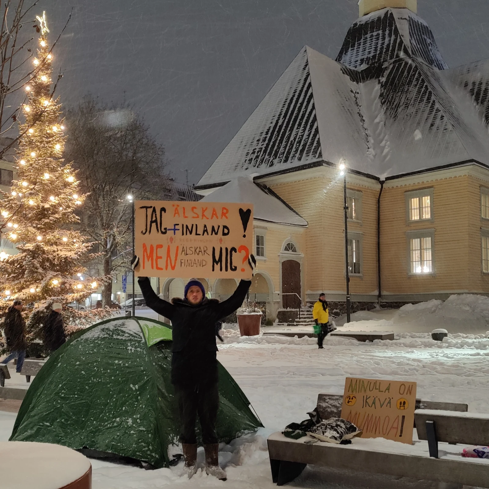 30 tunnin yhden hengen mielenilmaus — Lappeenranta · keskusta